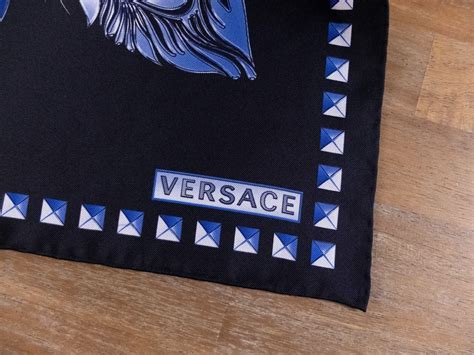 versace medusa scarf|versace silk foulards.